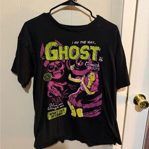 Ghost Comics Black T-Shirt